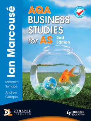 cover image of AQA Business Studies for AS (Marcousé)